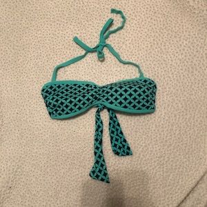 Reversible Halter or Bandeau Bikini Swim Top
